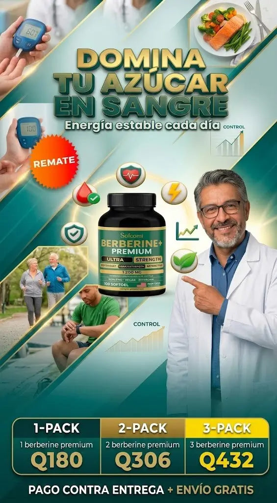 Berberina Premium - Domina tus niveles de azucar en sangre